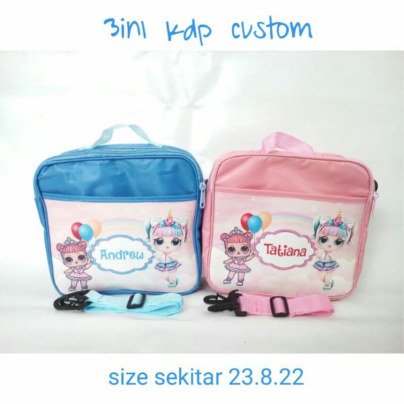 Goodie Bag Custom/ goodie bag ulang tahun anak/tas 3in1-8
