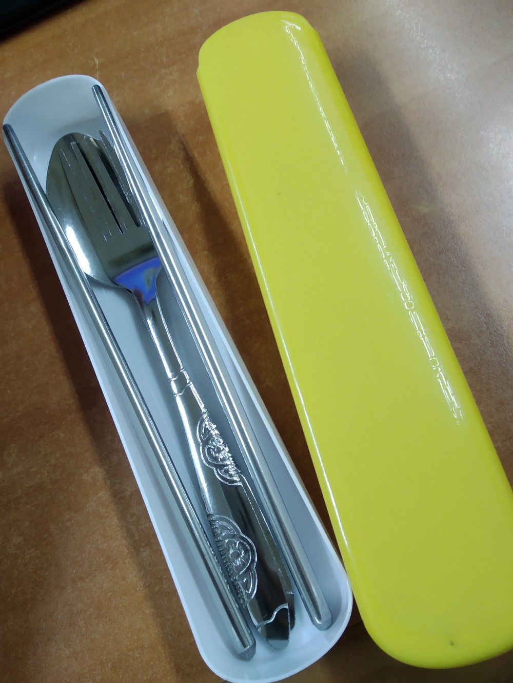 Set Sendok Garpu Sumpit Alat Makan Stainless Steel Food Grade