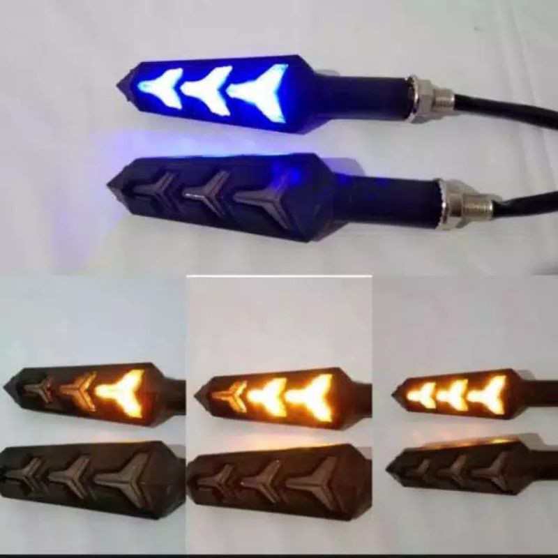Lampu sen running pesawat Variasi vixion cb cbr aerox xride mx king