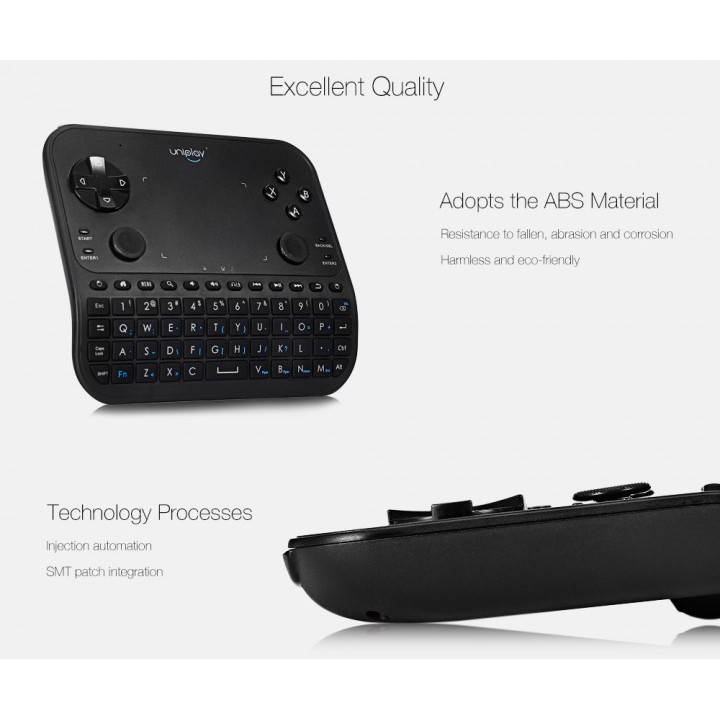 UNIPLAY U6 2.4G Universal Wireless Keyboard With Mouse Touchpad