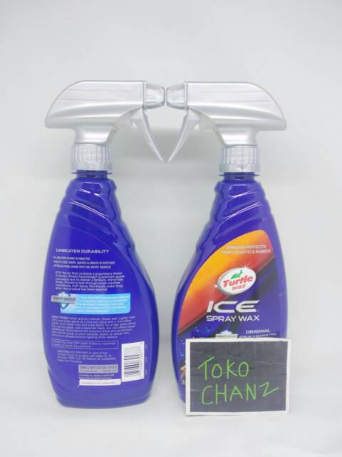 Turtle Wax ICE Spray Wax Spray pengkilap efek daun talas cat mobil motor