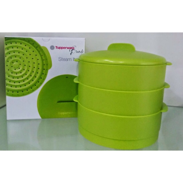 Sale Barang Langka Limited Released Tupperware Steam It Hijau 3 Susun Kukusan