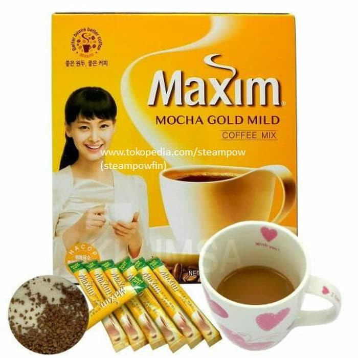 

TERMURAH!!! Korean Maxim Mocha Gold Mild Coffee Mix Instant Kopi Moka Korea Pc