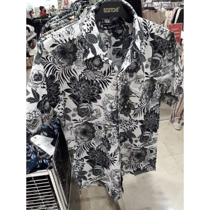 promo kemeja pria matahari branded original scotch & co