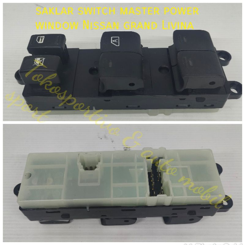 Saklar switch master power Window Nissan grand Livina saklar jendela kaca mobil pusat KANAN