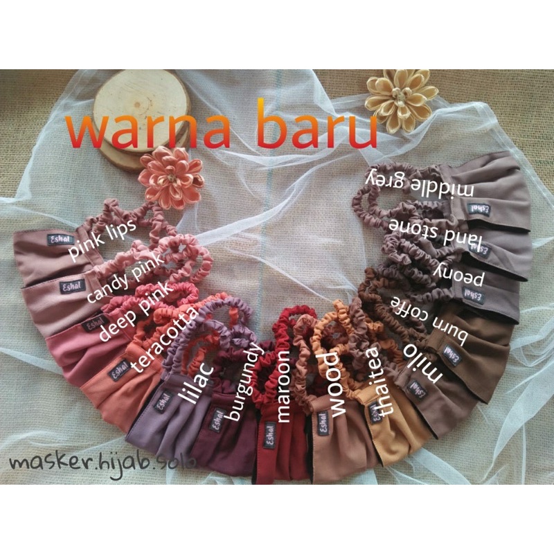 MASKER SERIT ESHAL TERMURAH (BISA COD)