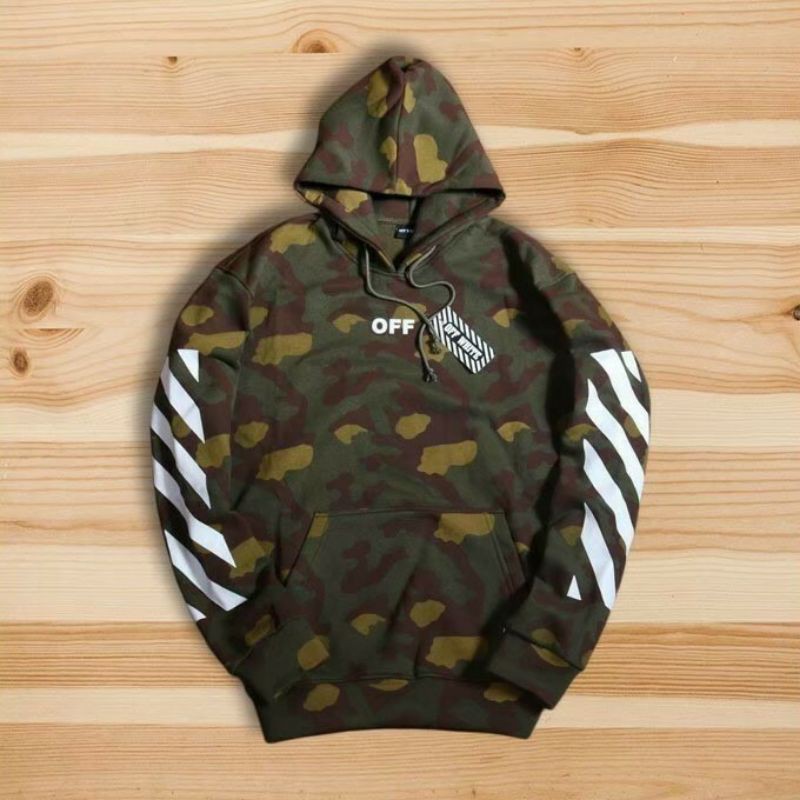 Off White Hoodie 0037 Army