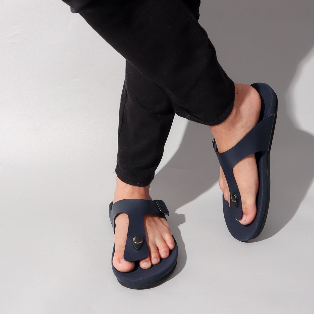 REV STORE - Sandal Jepit Pria ESCANOR Navy