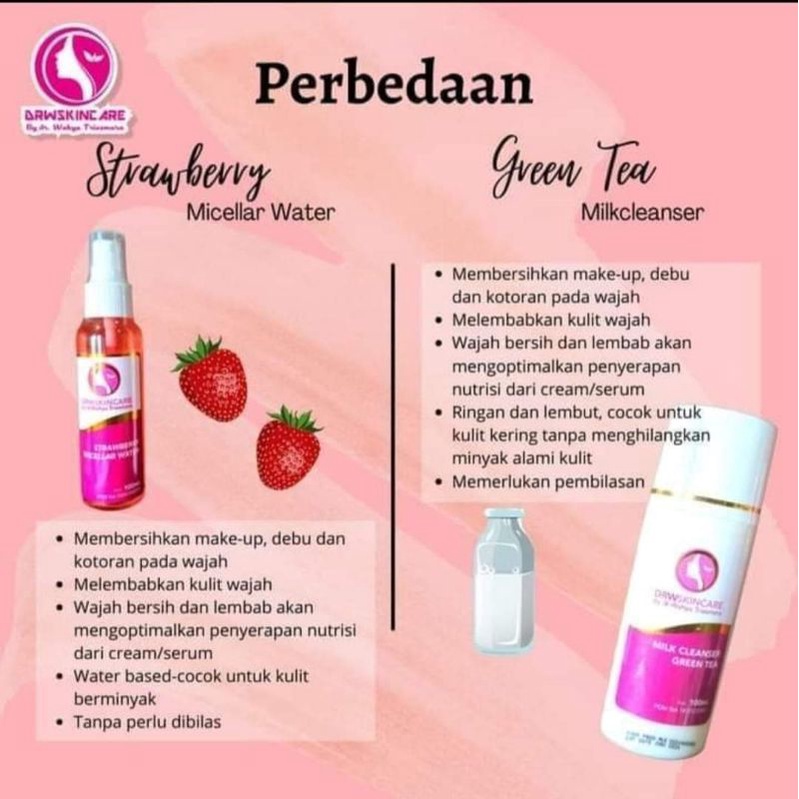 NEW !!! Milk Cleanser DRW Skincare (susu pembersih)