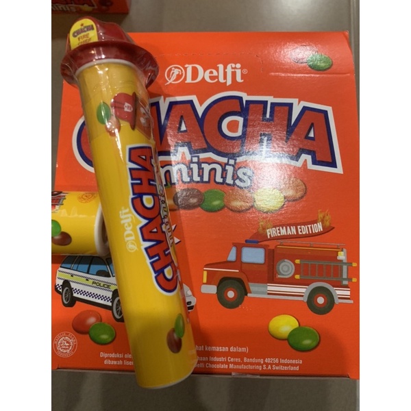 Chacha Jurasic Park Disney Collection 35 g cha cha delfi / CHA CHA MINIS POLICE 37g / Chacha Mini Firehat Limited Edition / Delfi Chacha Minis Tube