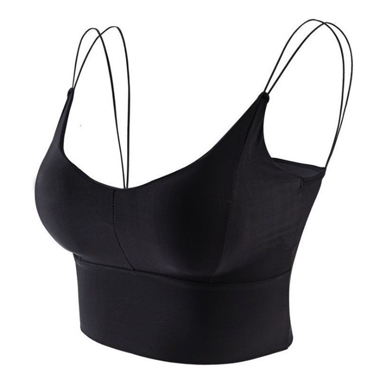 Tanktop Wanita Korea Bra Seamless Tali Spaghetti Strap Push Up Bralette BH Kamisol Dalika