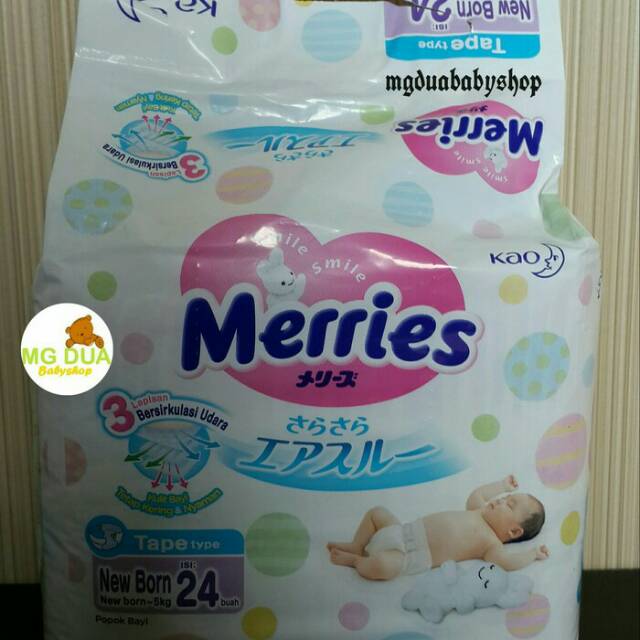 Merries Tape Newborn(24)- Popok Perekat