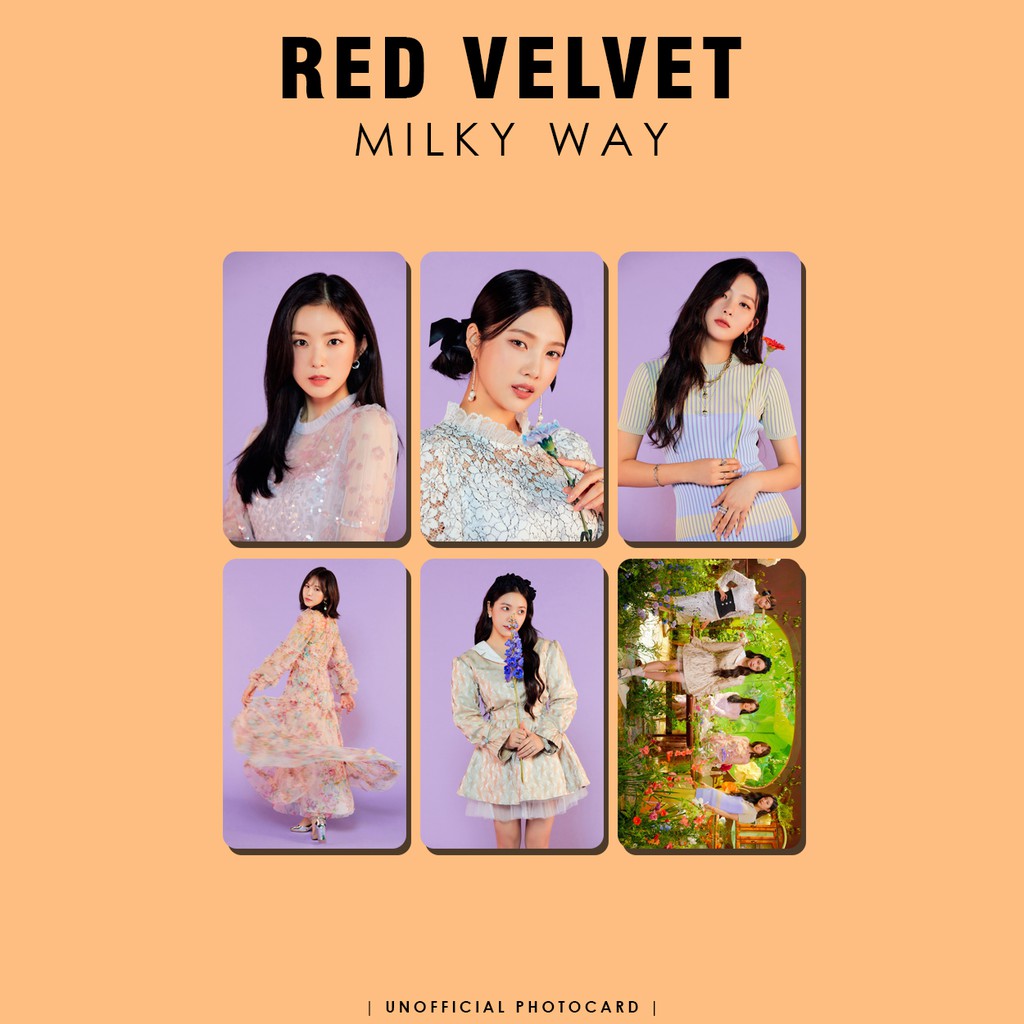 Unofficial Photocard RED VELVET Milky Way