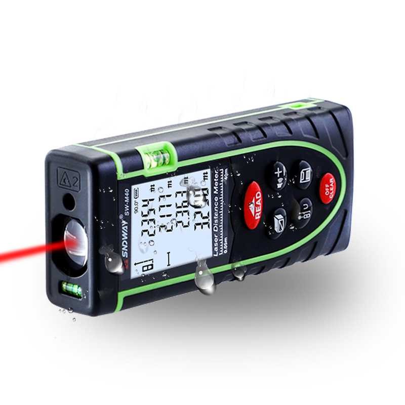 SNDWAY SW-M40 Meteran Laser Digital Pengukur Jarak 40M