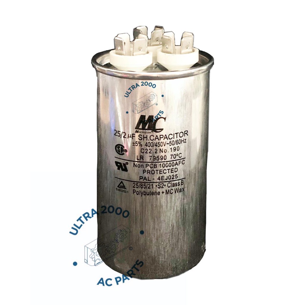 Capasitor MC 25+ 2 UF / Kapasitor AC MC 25+ 2 UF