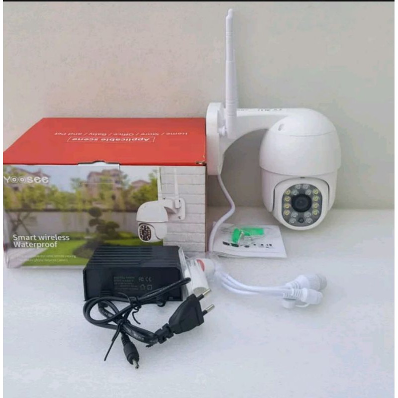 IP CAMERA CCTV WIFI SPEED DOME PTZ 8MP OUTDOOR FULL HD 1080P CCTV APP YOOSEE / MALAM BISA BERWARNA