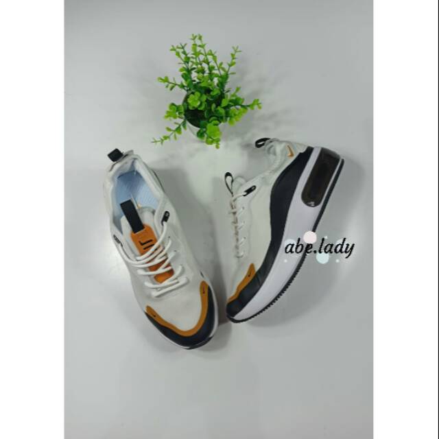 SEPATU NIKE AIR MAX DIA WHITR GOLD BLACK
