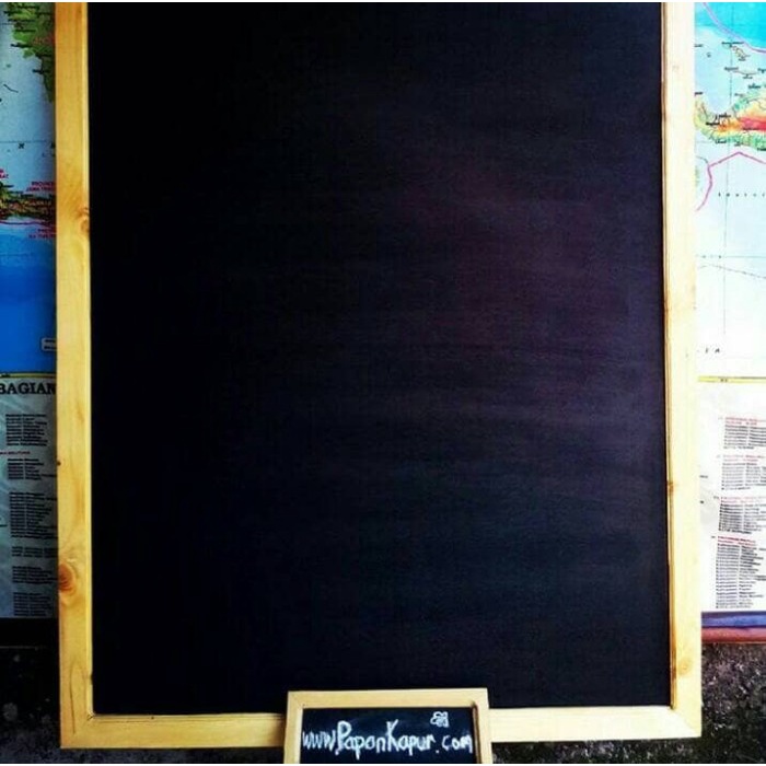 Papan Tulis Kapur 60x80cm Blackboard Murah Papan Kapur promo