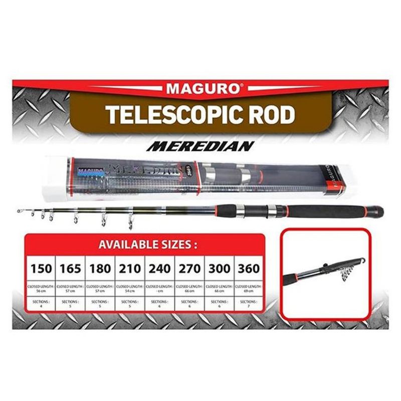 joran lempar maguro meredian 360 cm 270  210