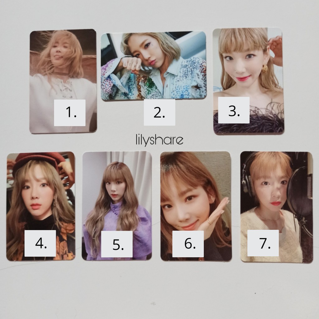 Taeyeon I / Purpose Photocard Official