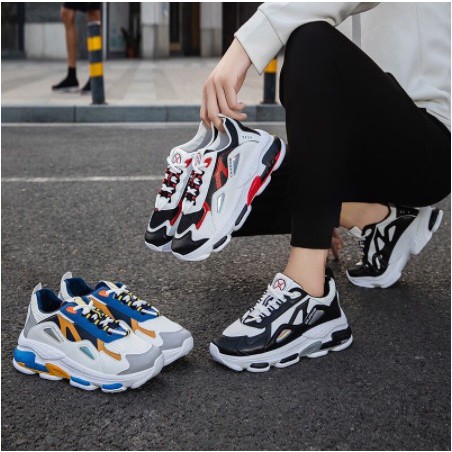 Sneakers Pria Sepatu Pria Tali Kasual Sepatu Sneakers Olahraga Sport Brand Breathable mesh