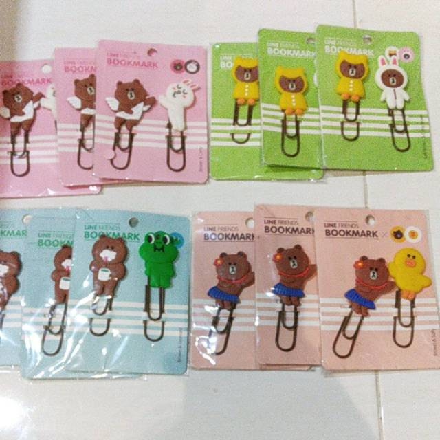 

paper klip line friends