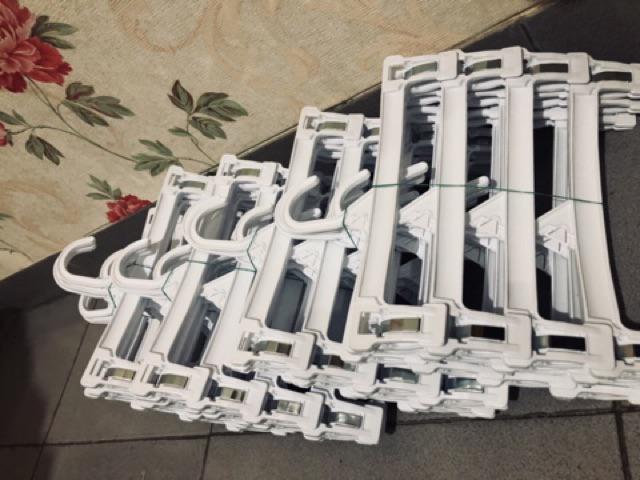 Hanger Jepit Putih 25 Cm Lusinan