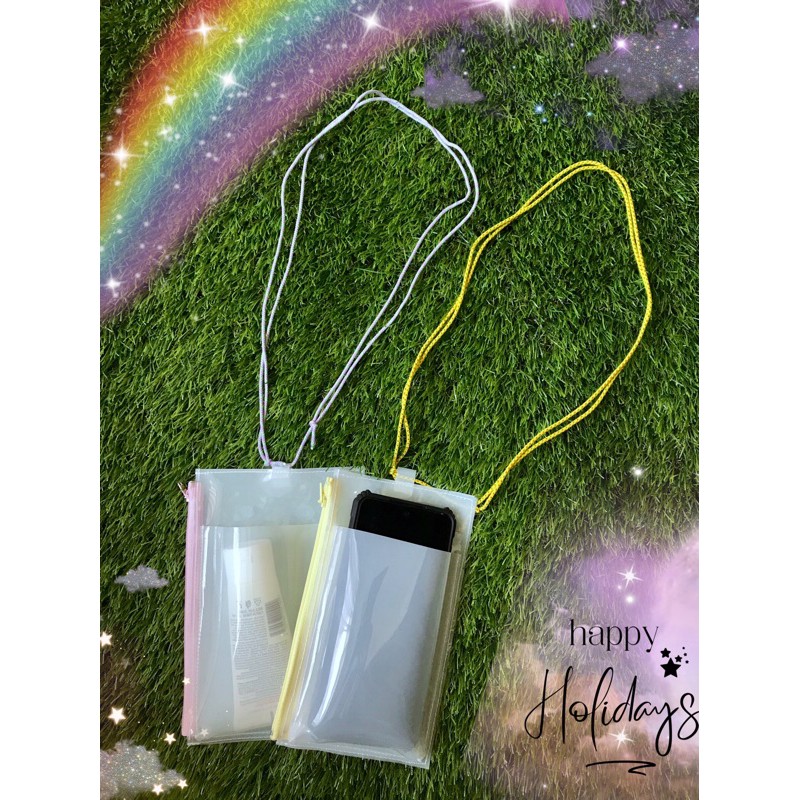 Tas selempang handphone new normal / Dompet kalung leher / pouch hand sanitizer / pouch handphone