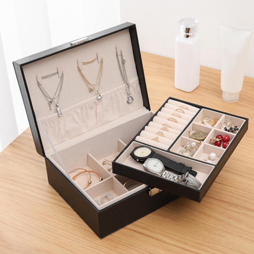 Kotak Tempat Perhiasan dan Aksesoris Emas Antam / Promo Jewelry Box Organizer / Tempat Penyimpanan Cincin Gelang Kalung