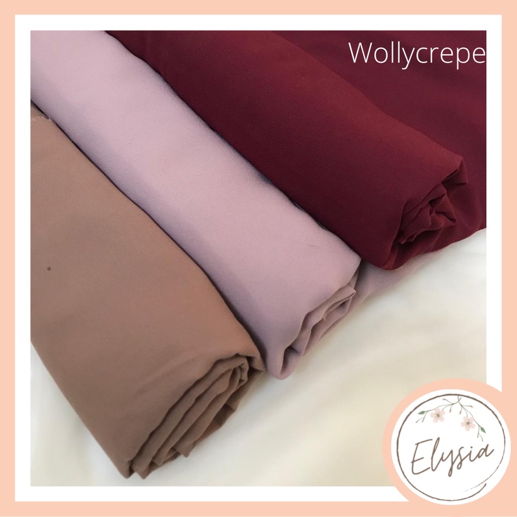 Kain wollycrepe / wollicrepe / wolly crepe / wolli crepe