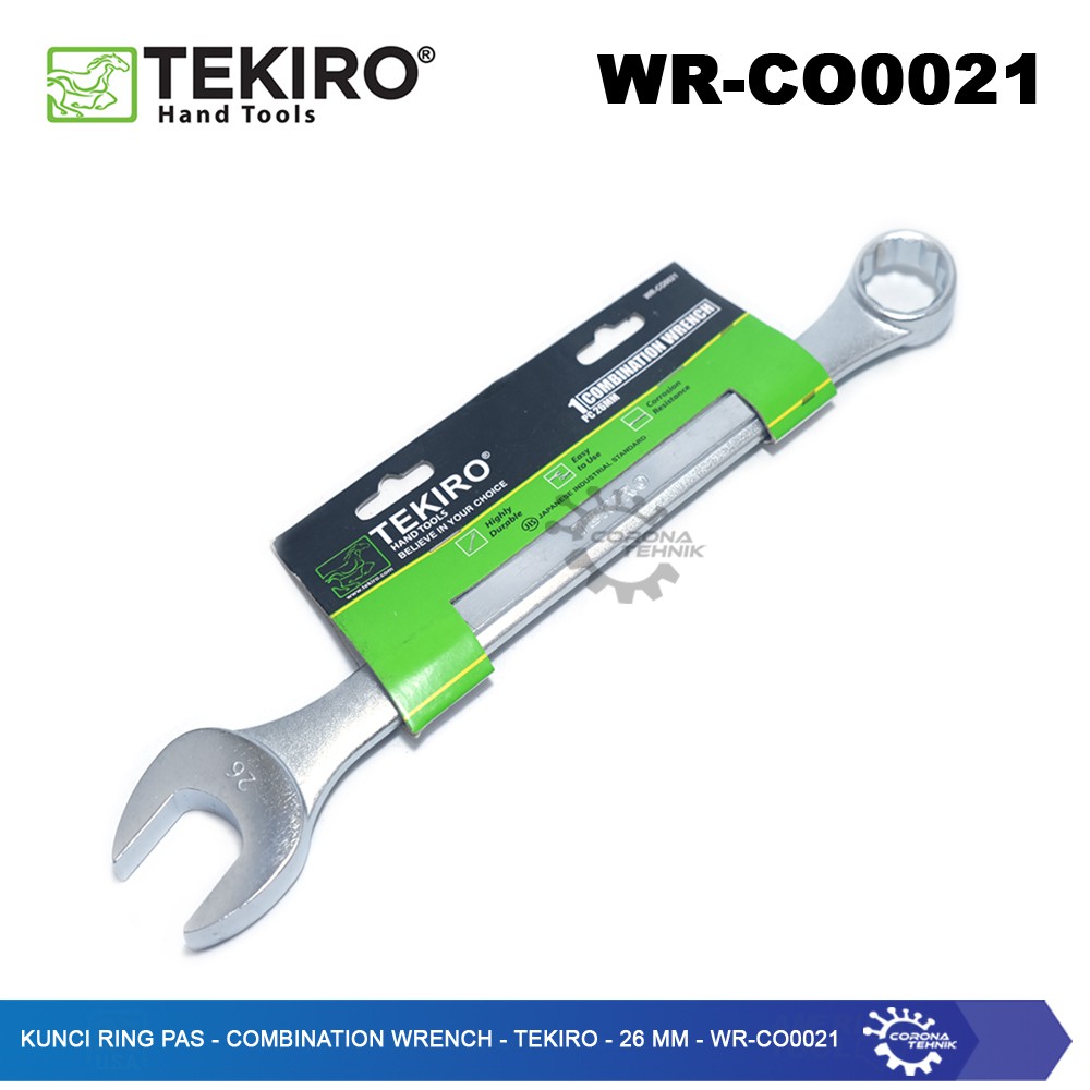 WR-CO0021 - Kunci Ring Pas - Combination Wrench - Tekiro - 26 mm