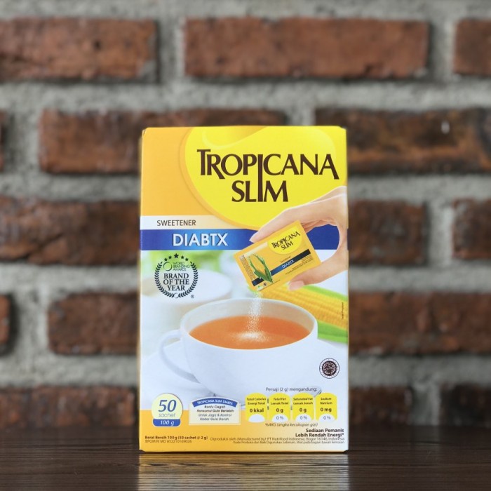 TROPICANA SLIM DIABTX 50 SACHET