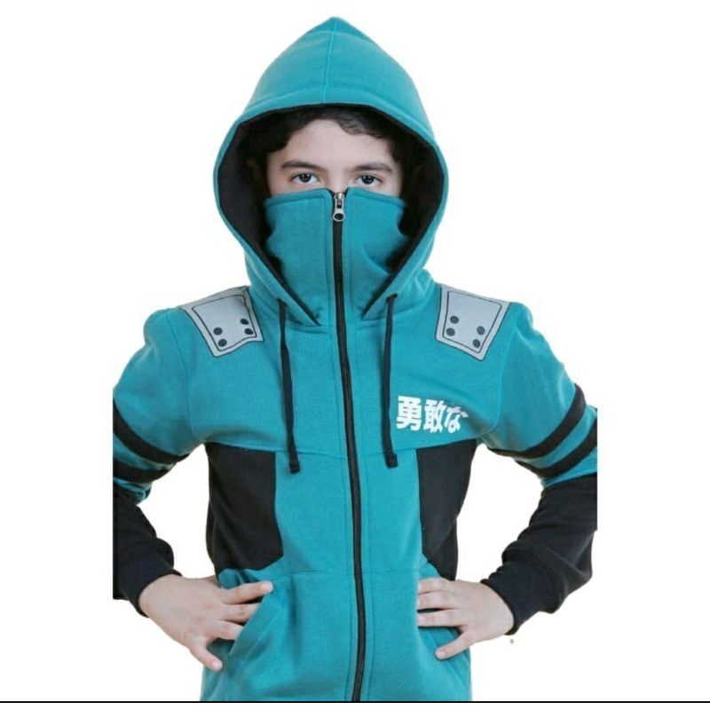 Jacket DISTRO /Jaket Zipper Anak Cowok / Hoodie Jaket Ninja Keren / Jaket Gaul Anak Usia 6-12Th Adem Tebal Gaul Tosca, 8T