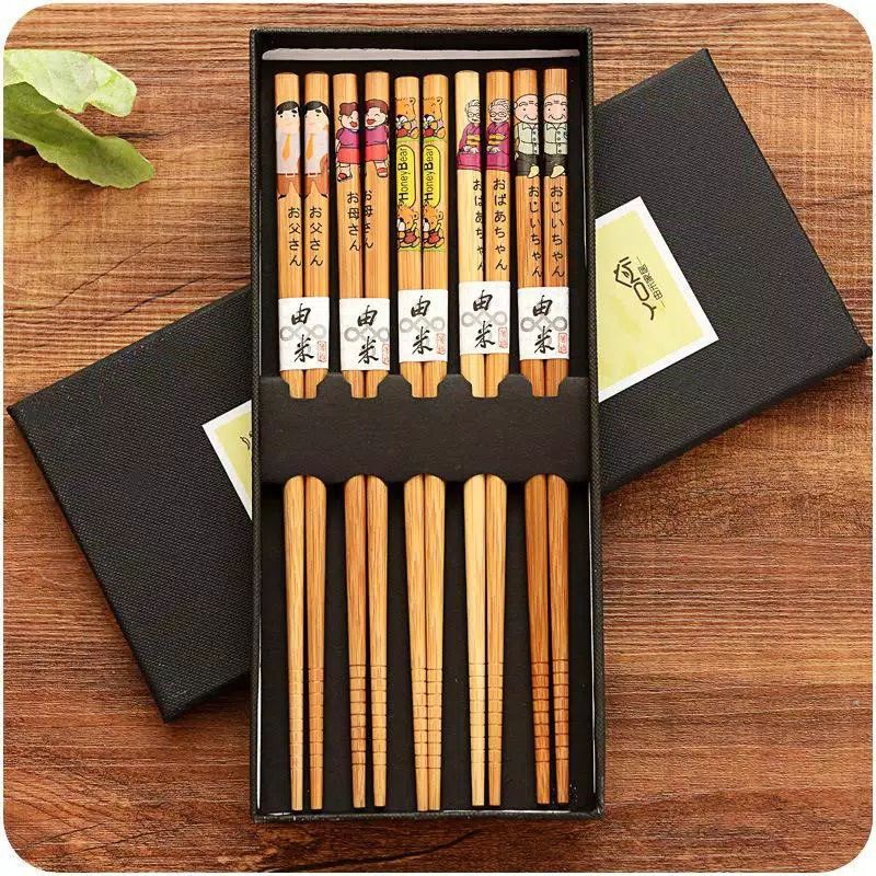 ESGE SET SUMPIT BAMBU JEPANG EDISI FAMILY KELUARGA SET CHOPSTICKS SUMPIT MELANIN SUMPIT MIE AYAM SUMPIT MAKAN ALAT MAKAN SUMPIT JEPANG IMPORT SUMPIT MAKAN ANAK SUMPIT ANAK SUMPIT UNIK SUMPIT LUCU SUMPIT CANTIK SUMPIT KAYU SUMPIT MODEL JEPANG SUMPIT KADO