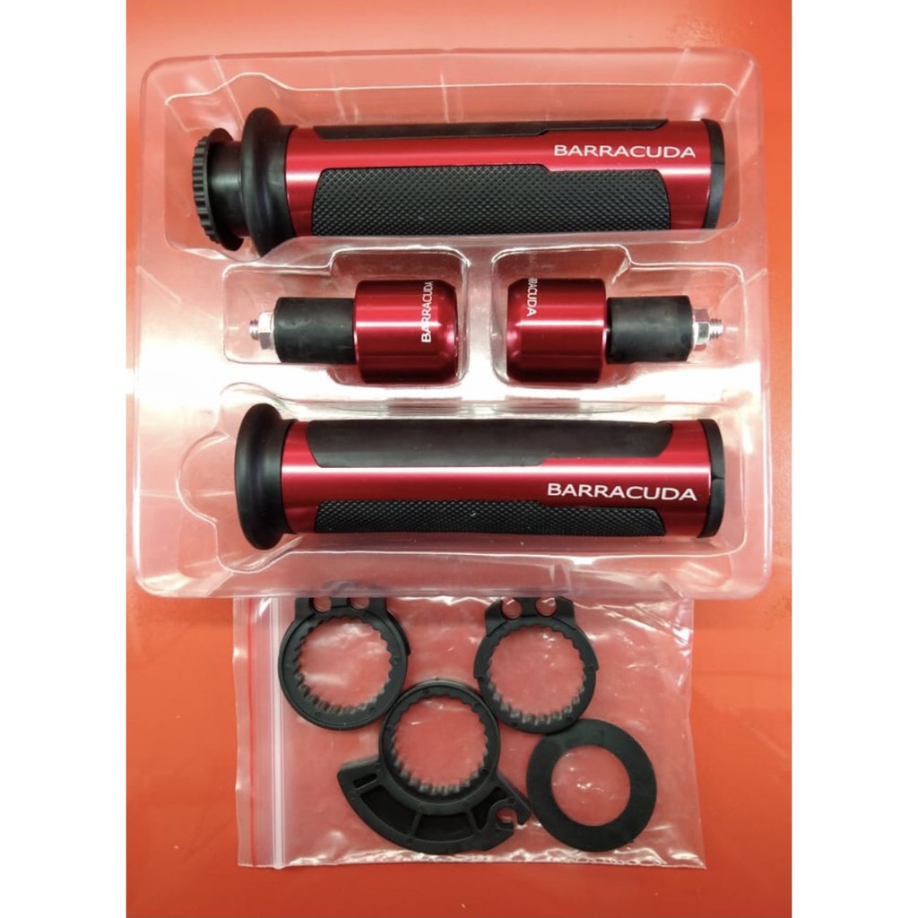 Handgrip Plus Jalu Stang Baracuda Ori Nmax Aerox Adv Pcx Vario Beat Vixion Cb150 Mio Supra DLL  #5 W