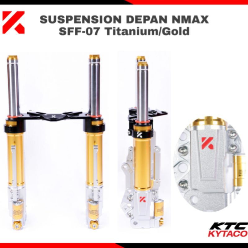 suspension shock depan plus stabilizer shock ktc kytaco original Yamaha nmax new nmax old pnp