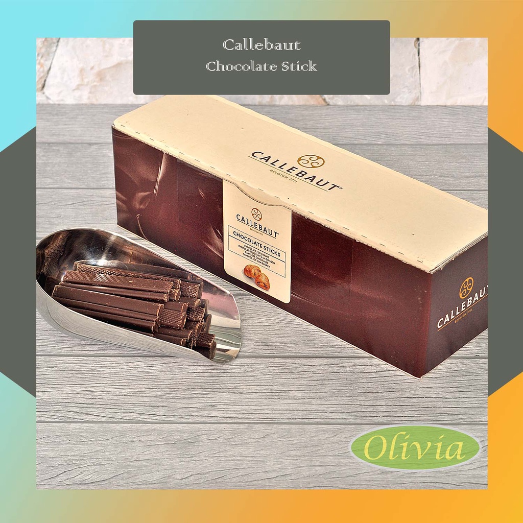 

Callebaut Dark Chocolate Baton Baking Sticks 100 Gr 44% Cokelat Baton