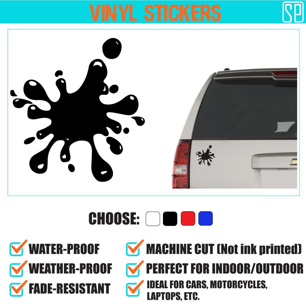 Stiker Mobil Bercak Sticker Car Water Splash Aksesoris