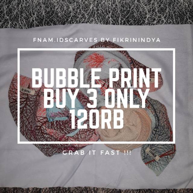 

BUBBLE PRINT SERIES