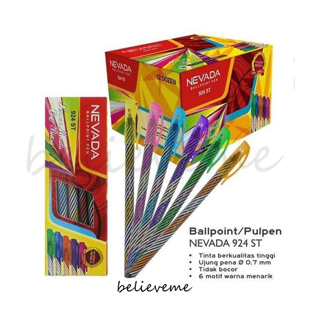 

Pulpen 1pcs Nevada Hitam Balpoin Lilin/Ulir 923 ST Pena/Pen/Bolpen color unik