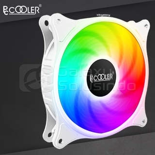 PCCOOLER FX-120-3 W Static LED 120mm Fan Case - White