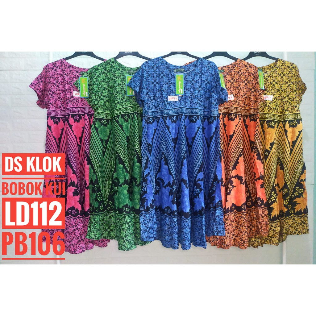 Daster Kencana Ungu Model Klok Bobok