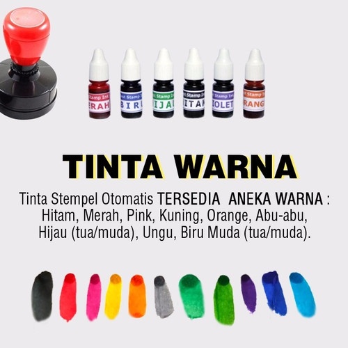 

Tinta Stempel Otomatis/ Tinta Isi Ulang Stempel 5ml