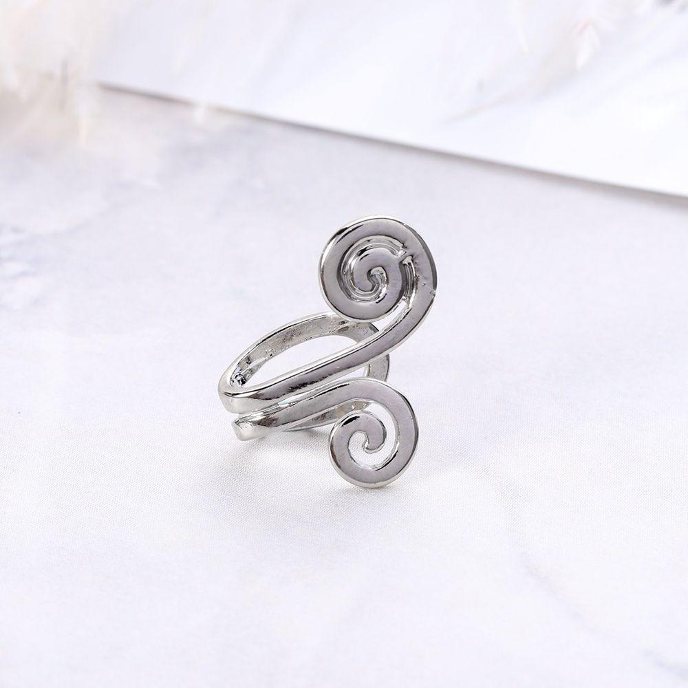 Anting Manset Nanas Fashion Pesta Unisex Tanpa Tindik