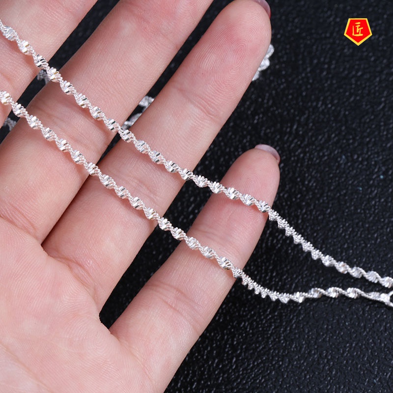 [Ready Stock]Inlaid Ruby Water Drop Pear-Shaped Pendant European and American S925 Silver Necklace