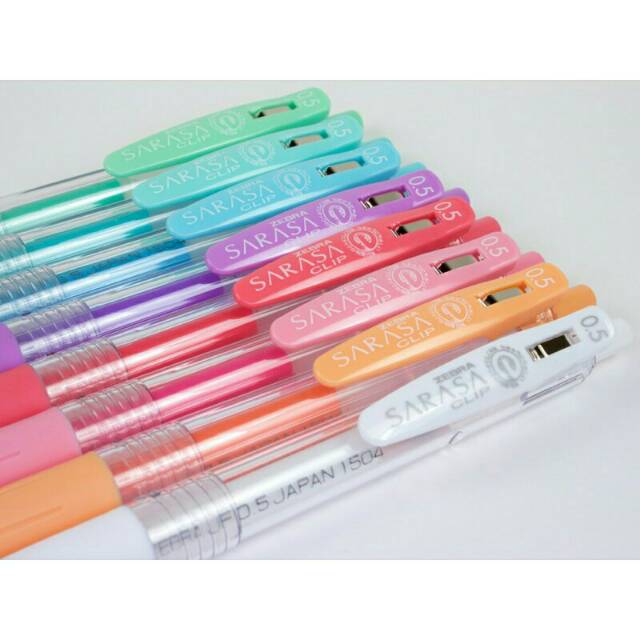 

Pulpen Gel Sarasa Clip Zebra Milk Colours - 0.5mm
