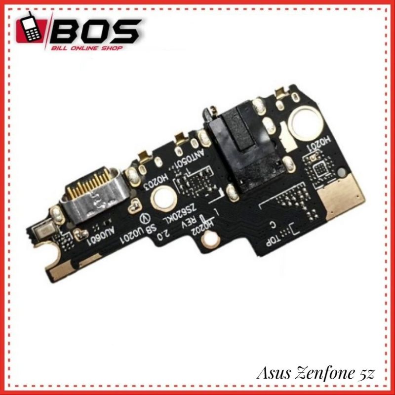 PCB BOARD CON CHARGER CAS USB MIC ASUS ZENFONE 5Z ZS620KL Z01RD - UI BOARD CHARGE