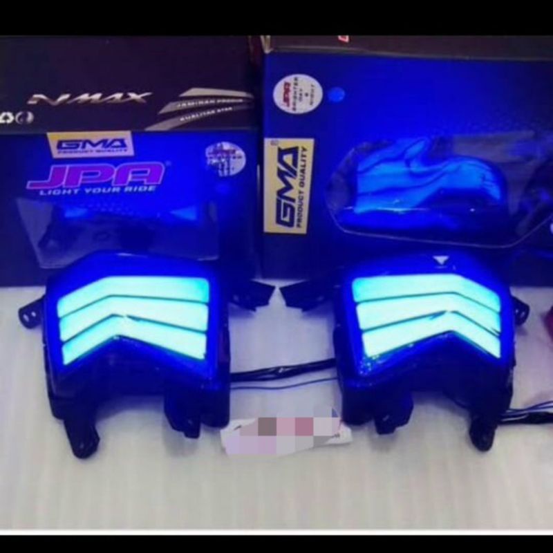 LAMPU SEIN SEN DEPAN YAMAHA NMAX OLD MEREK JPA SENJA MERAH