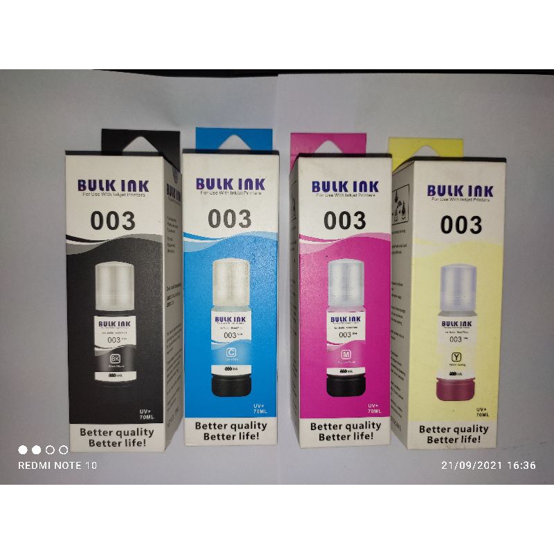TINTA 003 BULK INK / TINTA PRINTER EPSON 003 BULK INK / INK 003 BULK INK