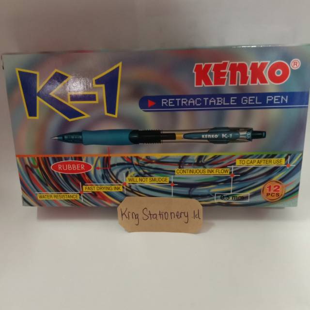 

[PACK] Pulpen Kenko K1 BIRU isi 12 pcs
